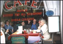 Members in Tewkesbury cafe